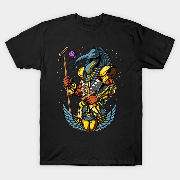 Egyptian God Thoth T-Shirt by underheaven
